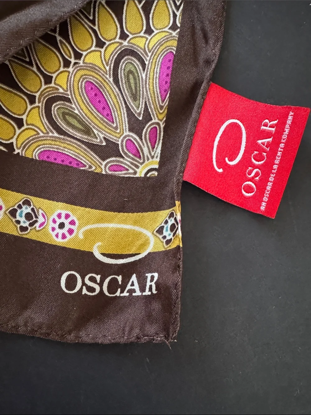 Oscar De La Renta Silk Scarf